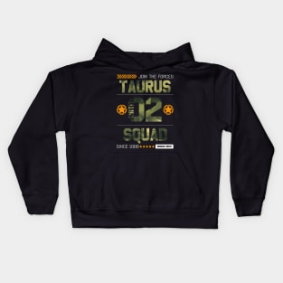 Zodiac Majesty Taurus Squad Camo Kids Hoodie